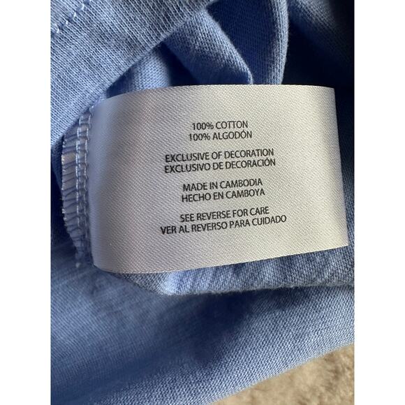 Mens Gap Henley Blue Large - Picture 4 of 5